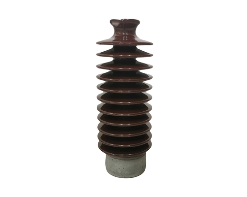 انتقال مقره قهوه ای لعابی 12.5kN Porcelain Line Post