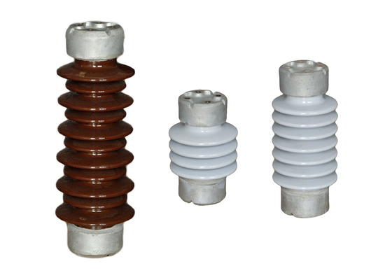 عایق های پست پرسلن استاندارد 250kV TR-214 قهوه ای ANSI برای انتقال