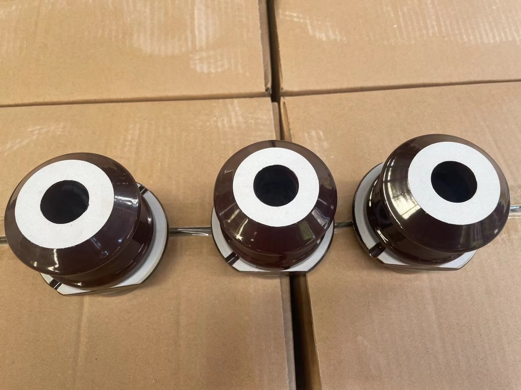 عایق بوش پرسلن ترانسفورماتور DT1-630 قهوه ای لعابدار OEM موجود