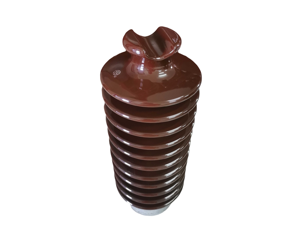 انتقال مقره قهوه ای لعابی 12.5kN Porcelain Line Post
