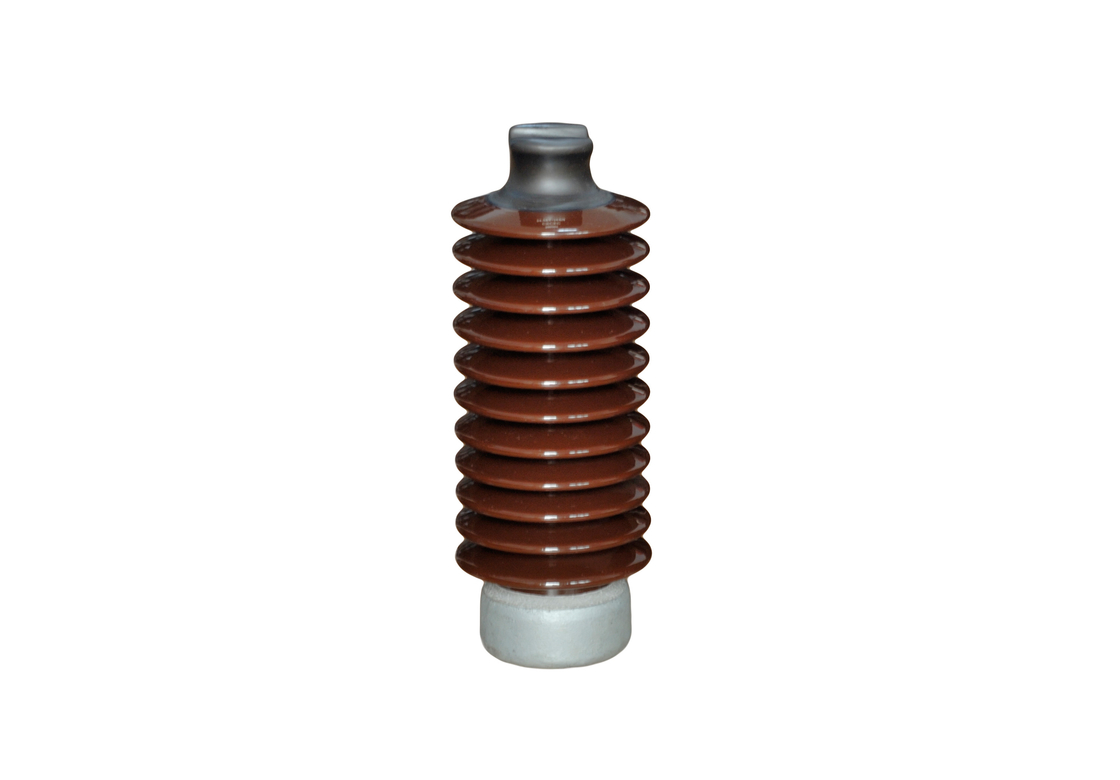 عایق پست نیمه هادی HV ANSI 57-4 Porcelain Line Post