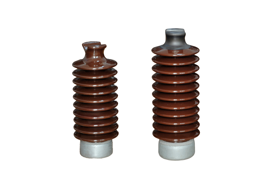 عایق پست نیمه هادی HV ANSI 57-4 Porcelain Line Post