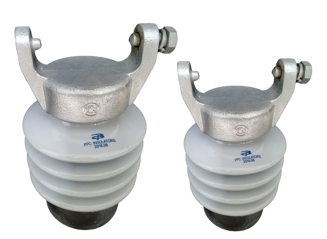 مقاومت مکانیکی بالا عایق پست C-120 Porcelain Line Post از دست دادن کم