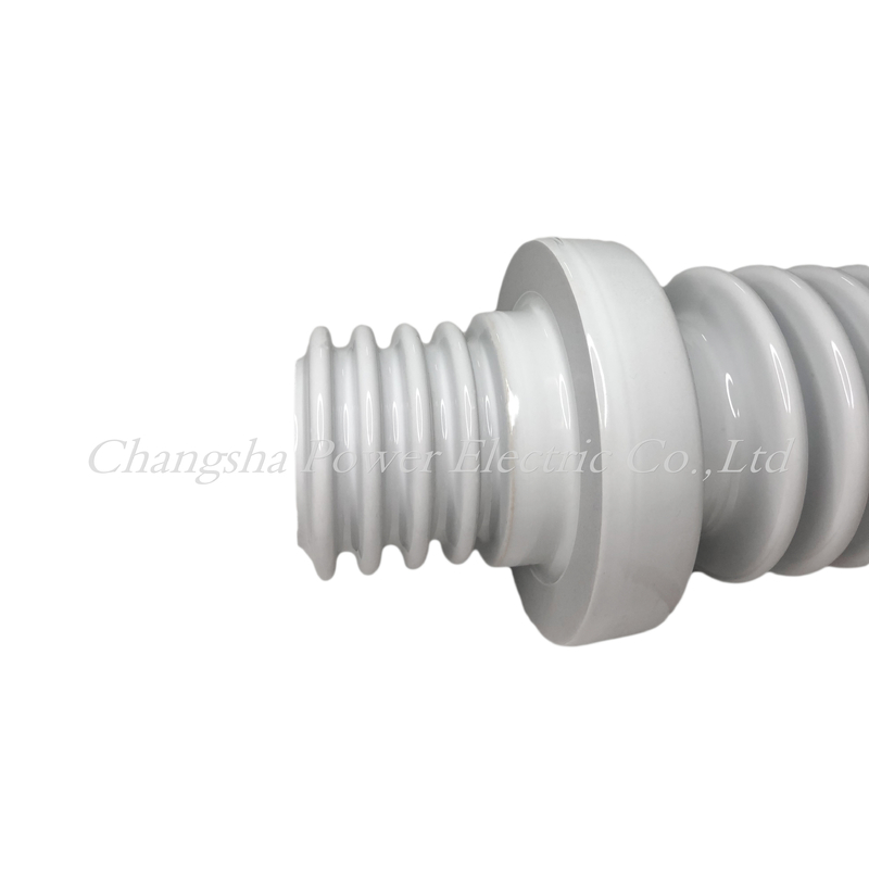IEC 25.8kv بوشینگ چینی عایق بندی شده با گاز لعاب سفید