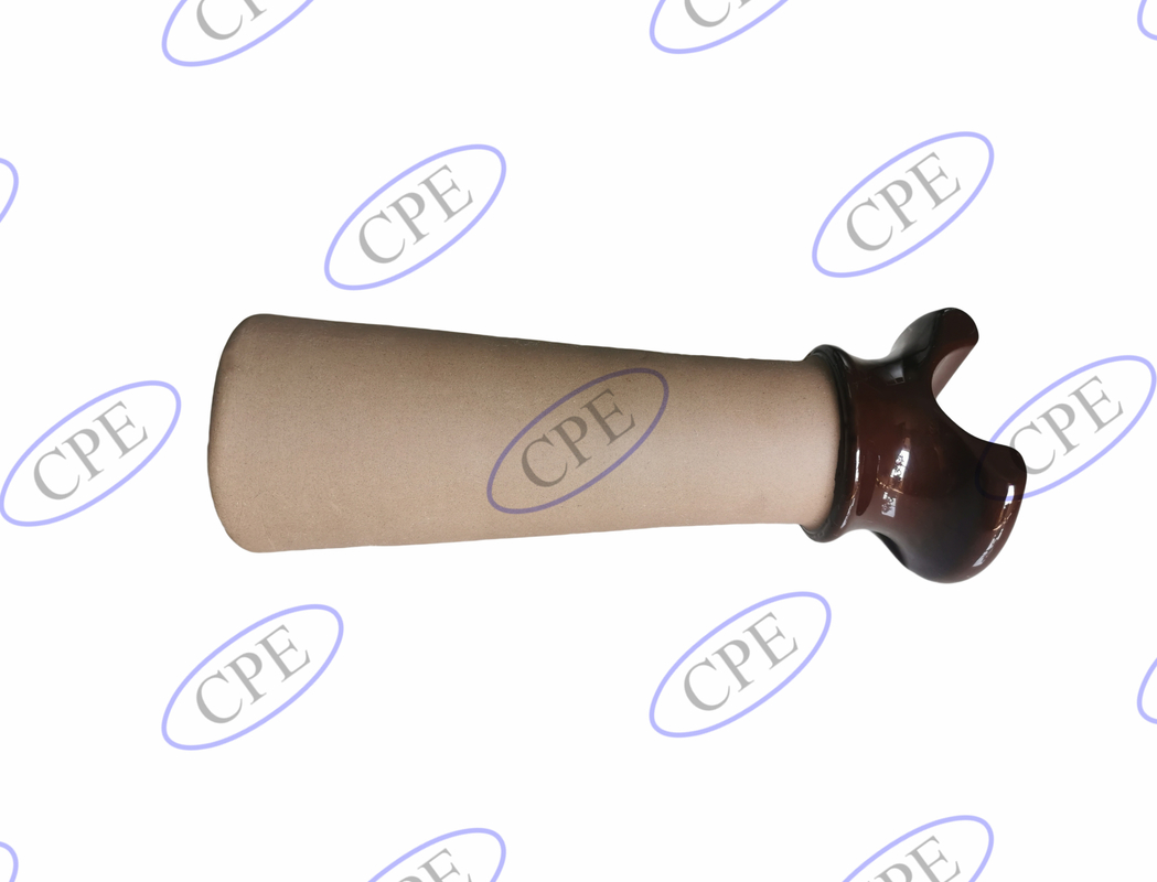 عایق خط برق 11KV Porcelain C-120 بدون بدنه لعاب