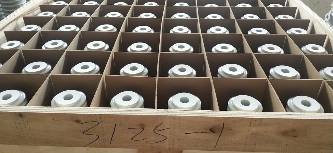 IEC استاندارد 36kV 12Sheds عایق گاز بوش رنگ سفید OEM