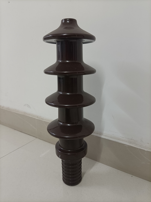 DIN 30NF250 ترانسفورماتور چینی بوش لعاب قهوه ای 485 میلی متر ارتفاع