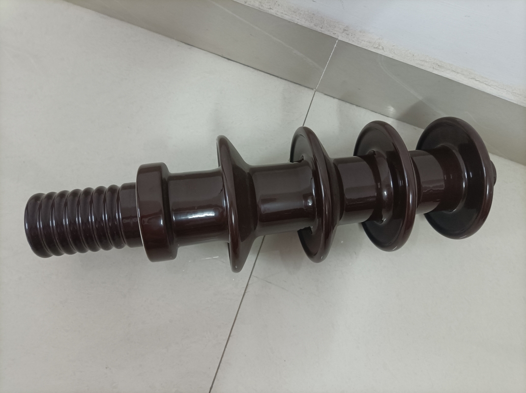 DIN 30NF250 ترانسفورماتور چینی بوش لعاب قهوه ای 485 میلی متر ارتفاع